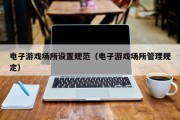 电子游戏场所设置规范（电子游戏场所管理规定）
