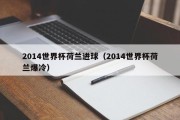 2014世界杯荷兰进球（2014世界杯荷兰爆冷）