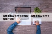 吉林市有没有电子游戏厅（吉林市有没有电子游戏厅地址）