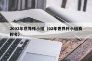 2002年世界杯小组（02年世界杯小组赛排名）
